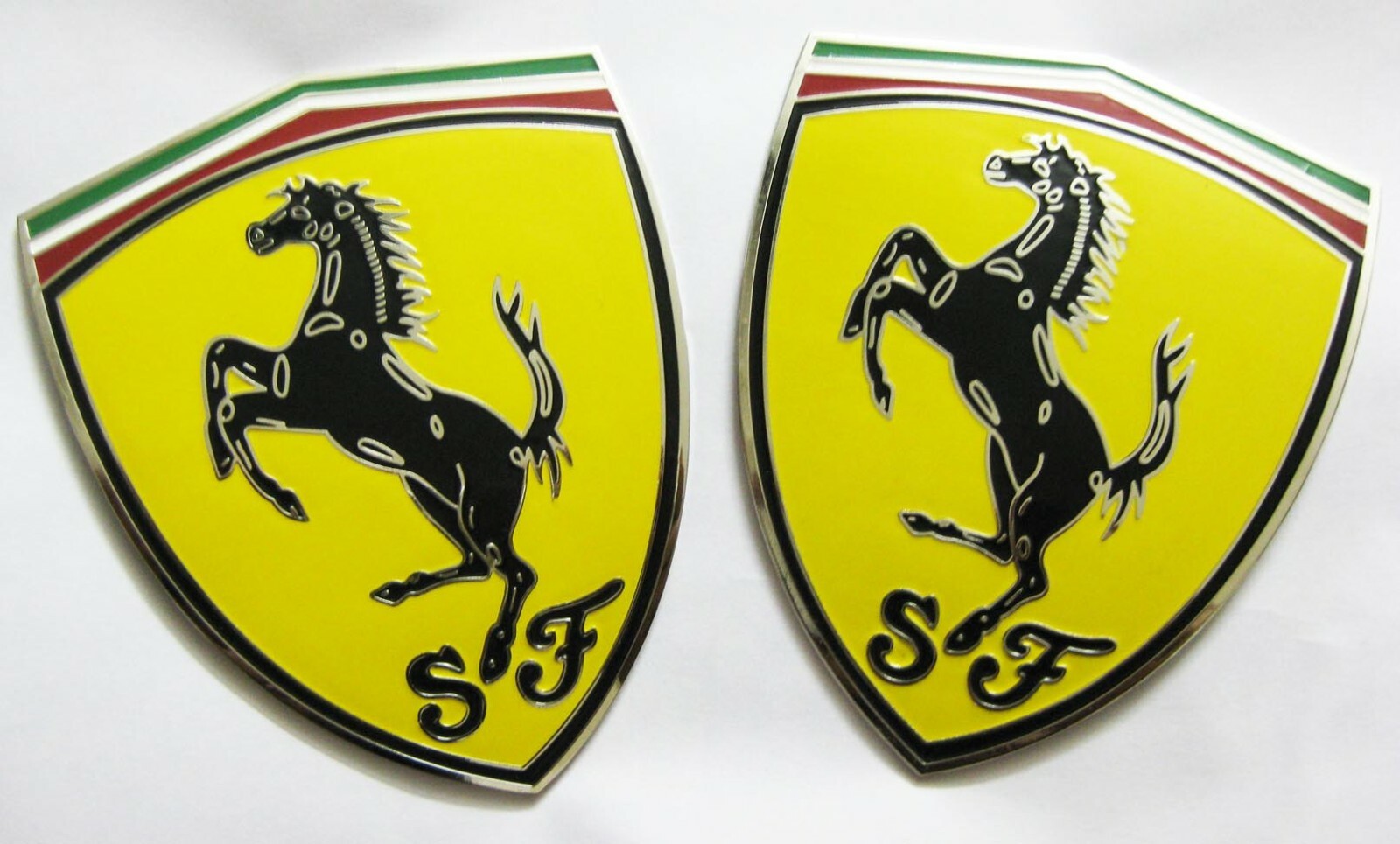 Car badges Ferrari Scuderia fender shields 308,328,348,355,430,360 eBay