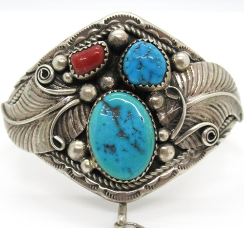 GRACE SMITH Brazalete + Anillo Plata de Ley 925 Pulsera Esclava Plata Navajo - Imagen 3 de 9