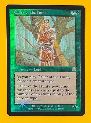 MTG CALLER OF THE HUNT (FOIL) Mercadian Masques (OldManMTG 003-956