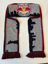 MLS New York Red Bulls Acrylic Soccer Scarf Team Logo City Skyline