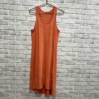 Eileen Fisher Striped Linen Maxi Dress Women Small Peach Pink Racerback | eBay Eileen Fisher Striped Linen Maxi Dress Women Small Peach Pink Racerback | eBay