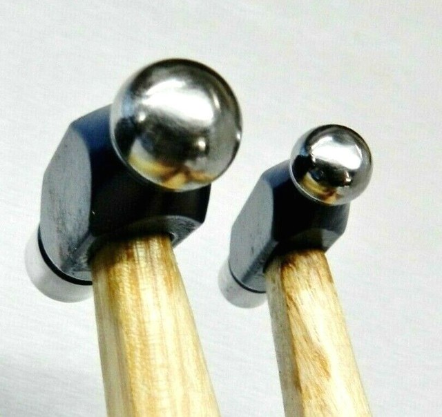 Mini Ball Peen Hammers Set of 2 Ball Pein Metal Working Jewelry Making 2oz & 4oz eBay
