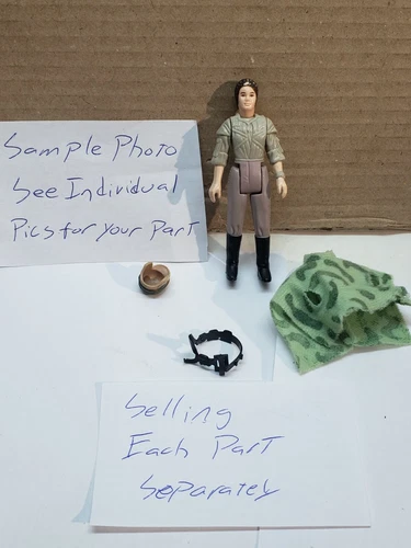 Leia Endor PICK YOUR PART Vintage Star Wars Belt Helmet Poncho figure Weapon