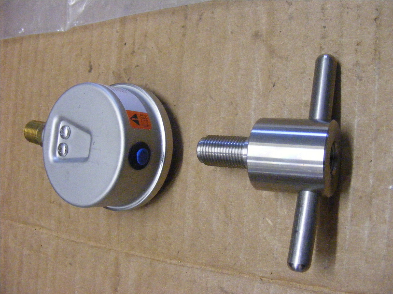 Racor RK19671 Stainless Steel THandle Vacuum Gauge f 500FG 02&UP