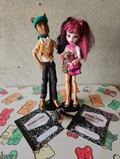 Monster High Puppen Draculaura und Clawd Wolf  Set Gebraucht 