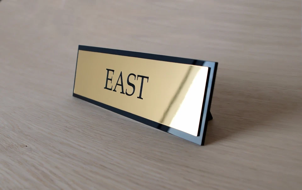 High Quality Desk Name, Custom Engraved Sign, Name Plaque, Office — 第 3/4 张图片
