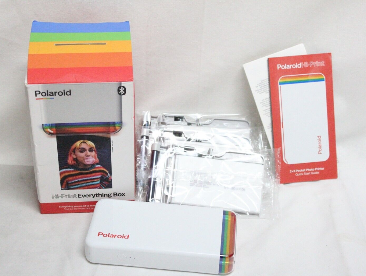 Polaroid Hi-Print Instant with Sealed Polaroid 2x3 Paper