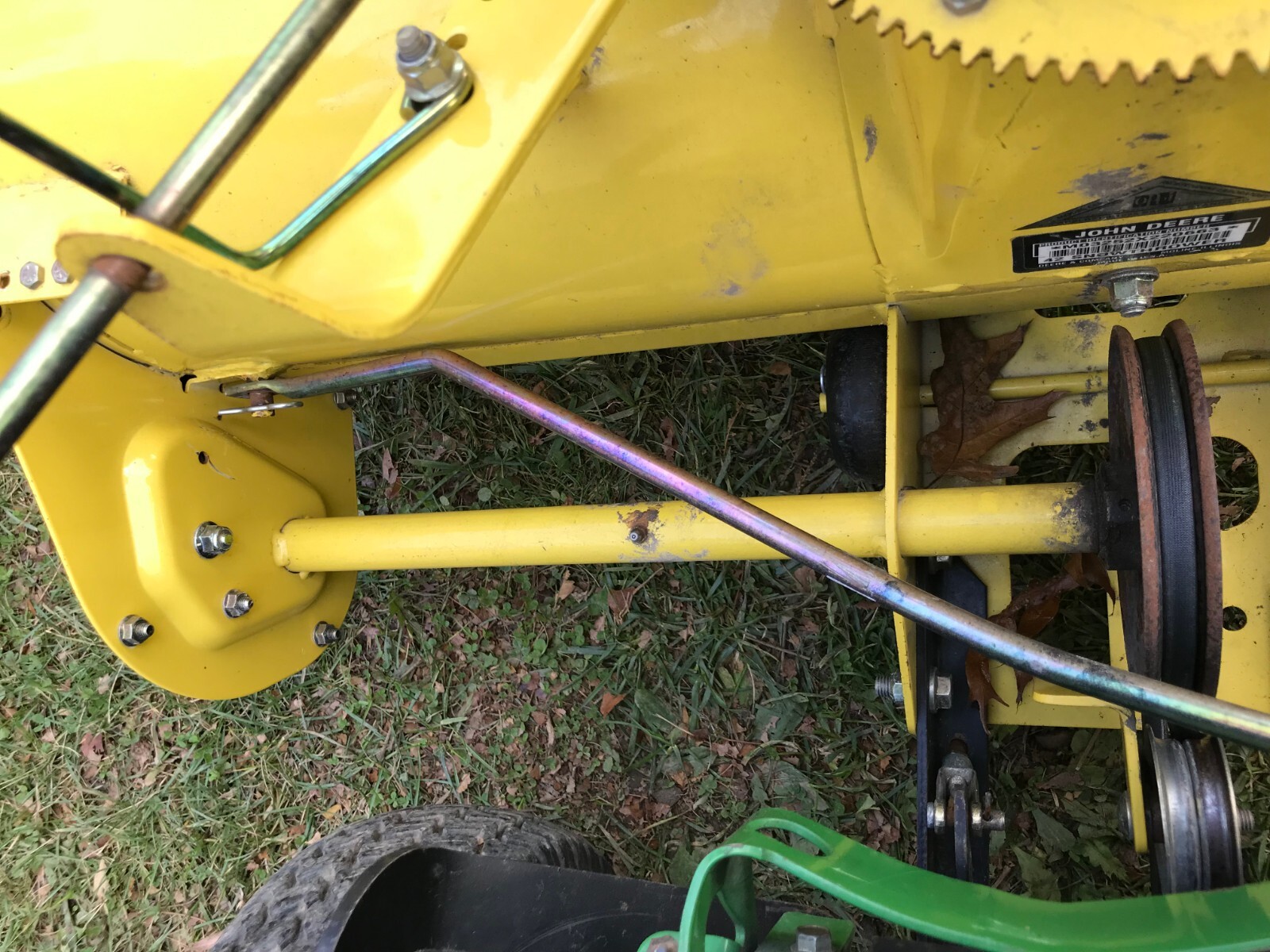 JOHN DEERE GT GT235 42 Snowthrower Snow Blower PICK UP ONLY HURON OHIO