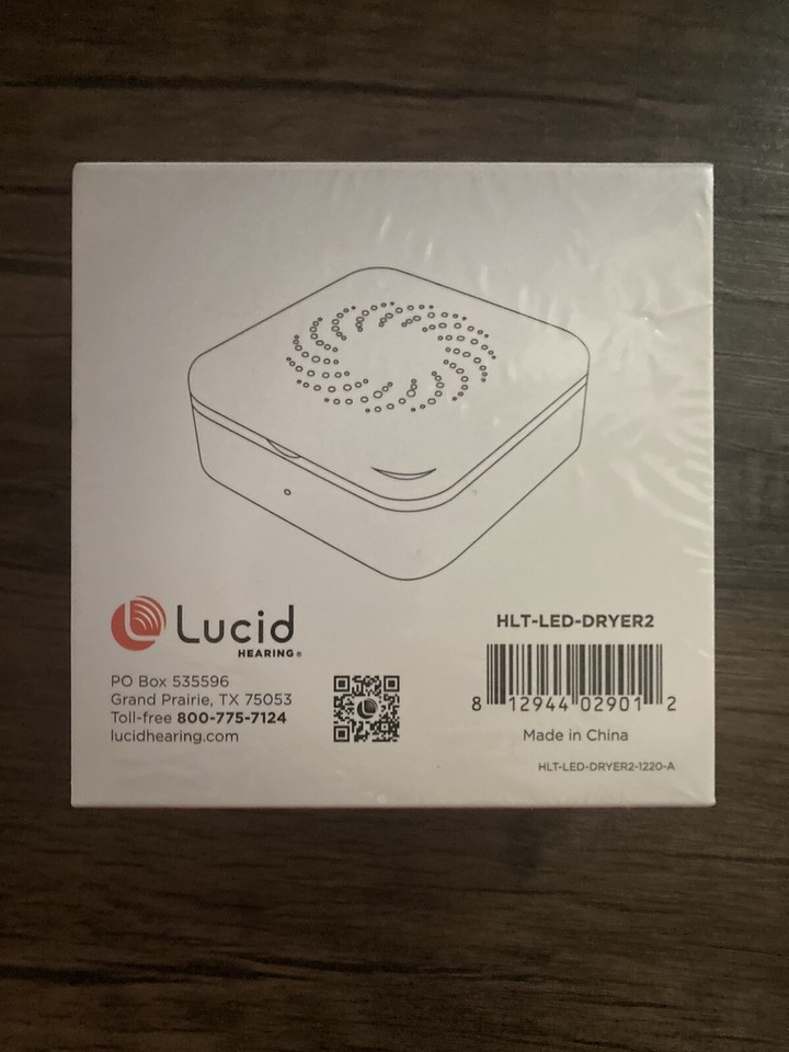 Lucid Hearing Aid UV Sanitizer and Dryer White/Silver NEW Sealed eBay