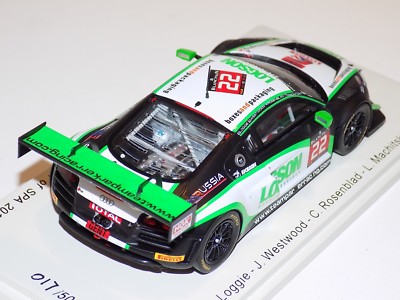 1/43 Spark Audi R8 LMS Ultra GTR Car #22 2nd 24 Hours of Spa 2014