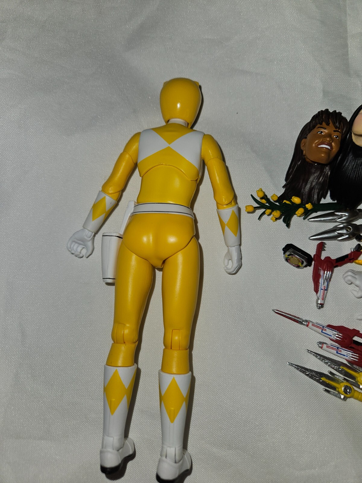 Super 7 Ultimates Mighty Morphin Power Rangers Yellow Ranger Complete Figure