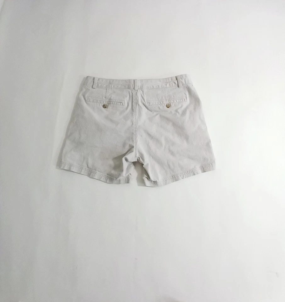 Pantalones cortos Dockers para mujer tiro bajo ligeramente curvilíneos marfil talla 12 EE. UU. Foto 2 de 4