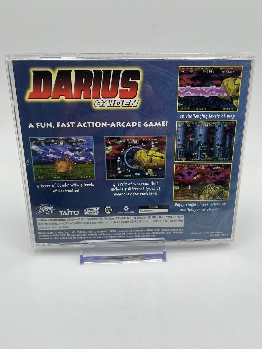 Taito Darius Gaiden PC computer CD-ROM video game for