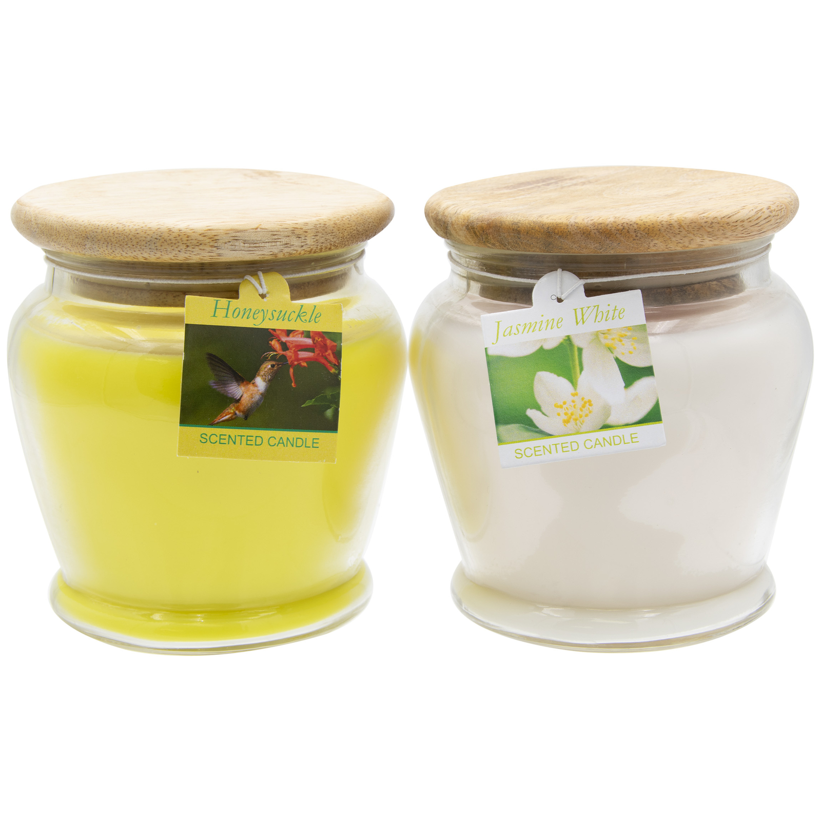 Garden Delights, 12 унций Свеча в банке с белым жасмином и жимолостью