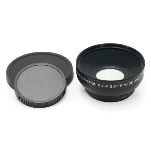 Lente de conversão 46mm 0,45x 46 mm grande angular e macro universal para câmera DSLR DC - Imagem 2 de 4