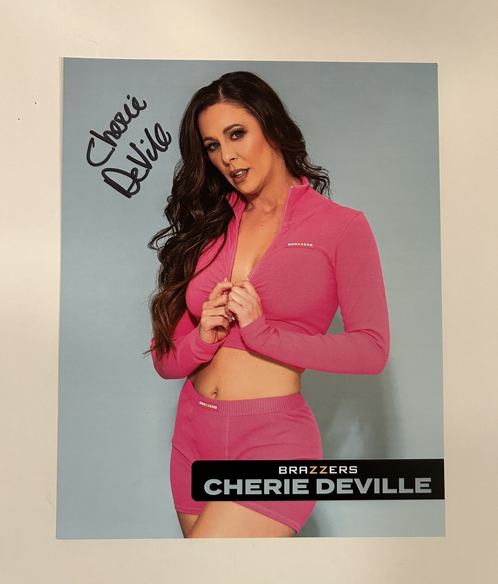 Cherie DeVille Autograph 8x10 Photo Signed Brazzers | eBay