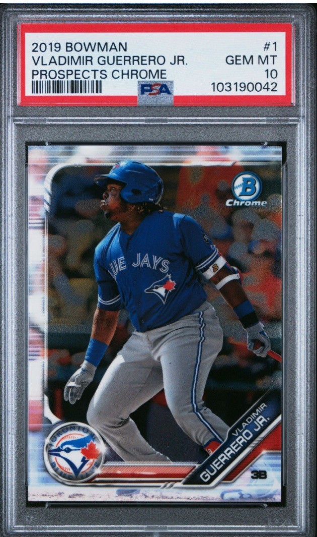Vladimir Guerrero Jr. RC PSA 10 GEM MINT 2019 Bowman Chrome Prospects #BCP-1