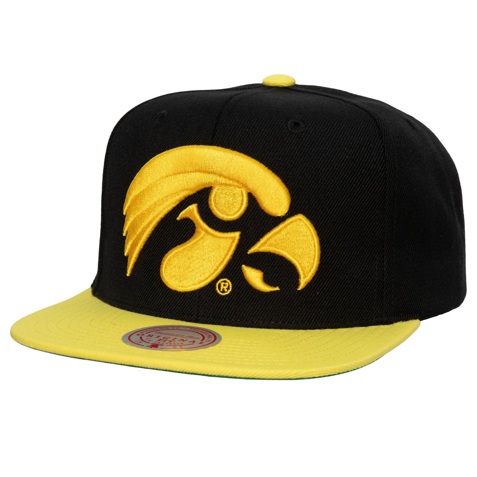 Men's Mitchell & Ness Black/Gold Iowa Hawkeyes 2-Tone 2.0 Sn