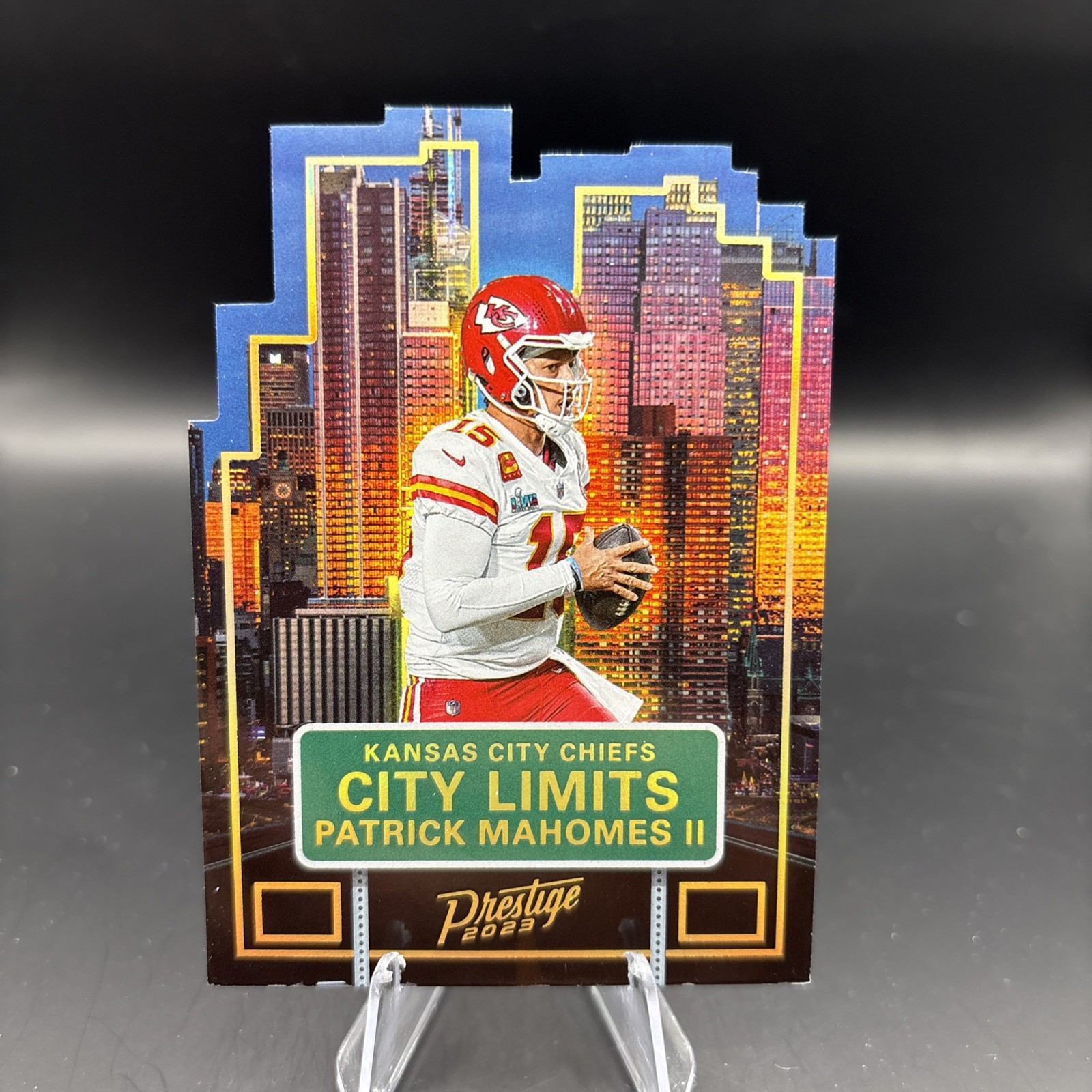 Patrick Mahomes II 2023 Panini Prestige City Limits #CL-8 Insert: CASE HIT - SSP