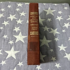 Albert Camus / Lyrical and Critical Essays 1st Edition 1968