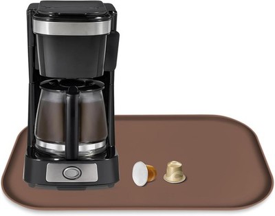 TOHONFOO Coffee Maker Mat 17.4'' Silicone