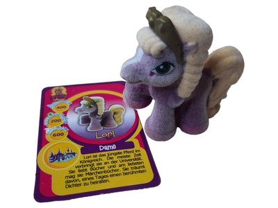 Filly Lori Dame Spielfigur mit Karte Lila Pferd Spielzeug