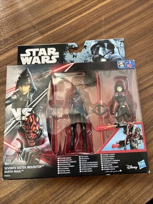 Star Wars Clone Wars Darth Maul & Seventh Sister Inquisitor Actionfiguren NEU