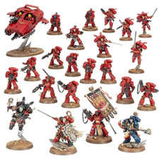 Warhammer 40k Armageddon: Space Marine / Blood Angels Launch Box Army Half - New
