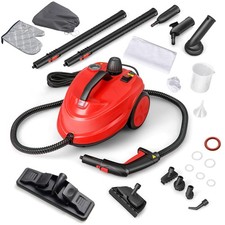 Steam Cleaner 2000W High Pressure Steamer Cleaning Machine-Red