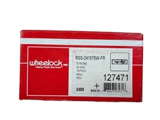Eaton Wheelock RSS-241575W-FR 127471 Fire Alarm Strobe Wall Red (NEW IN BOX)