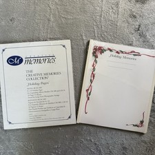 Creative Memories 8X10 Scrapbook Holiday Pages Refill RCM-10H 10 Pages/5 Sheets