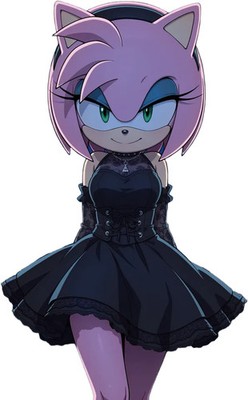 Amy Rose Vinyl Car Decal Sticker 7'' Weatherproof