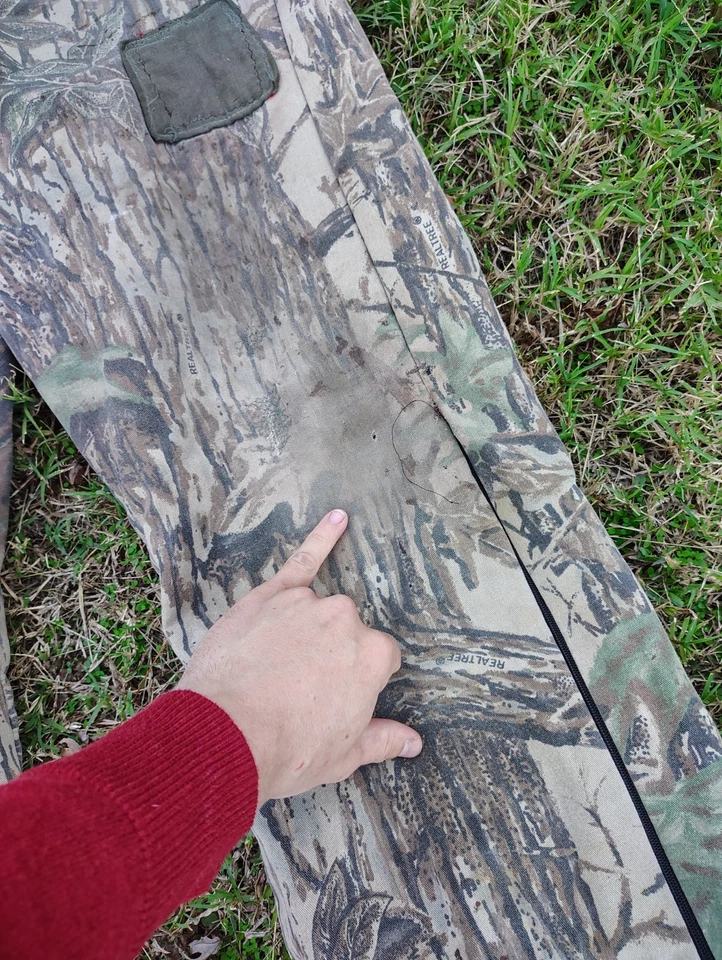 Mono camuflado Liberty vintage para hombre L (42-44) verde realtree forrado caza Foto 4 de 4