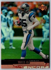 1999 Upper Deck Encore Wesley Walls #25  Football Card