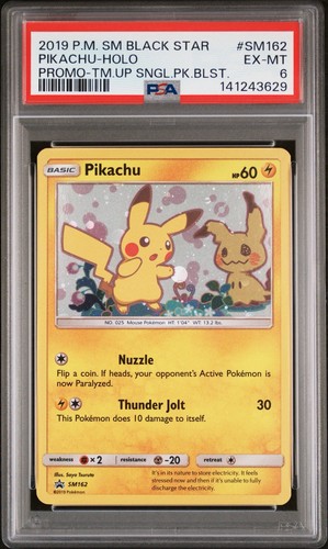 Pikachu graded PSA 6 for sale on eBay