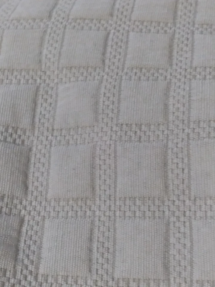 孔雀巷封面编织纹理女王 92 x 96 英寸葡萄牙(从未使用过) — 第 4/4 张图片