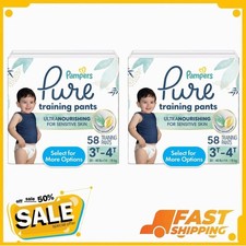 Pampers Pure Protection Training Underwear, Unisex, Size 3T4T, 116 Count