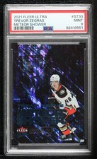 2021-22 Upper Deck Fleer Ultra Meteor Shower Trevor Zegras #ST-33 PSA 9 MINT uk2