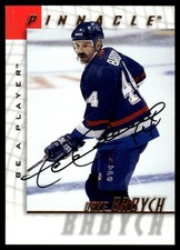 1997-98 Pinnacle Be a Player Autographs Dave Babych Auto Vancouver Blazers #49