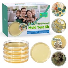 Mold Test Kit for Home 4 Tests HVAC Surface Indoor Air Quality DIY Black Mold