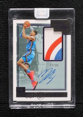 2019-20 Panini One and One Rookie Jersey Purple 23/35 Darius Bazley Auto RC 1t2s