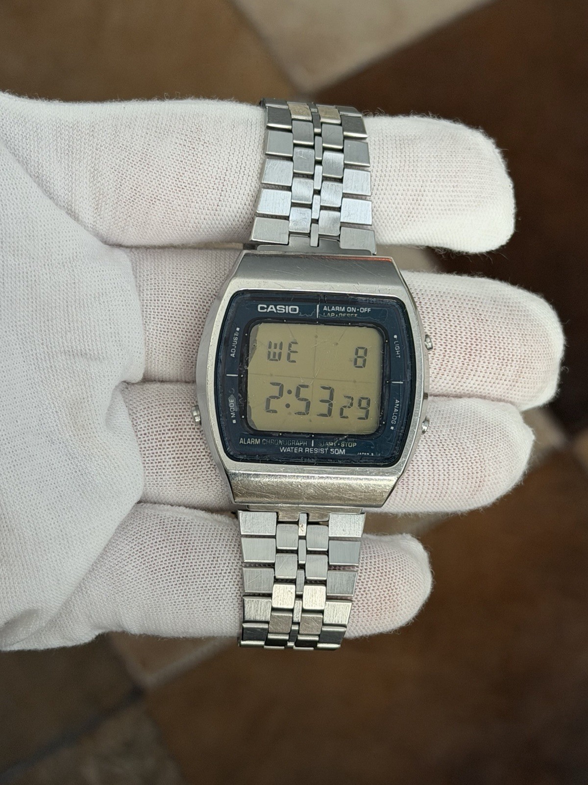 Rare Vintage Casio AA-91W Men’s Digital Alarm Chronograph Sports Watch JDM 1980s