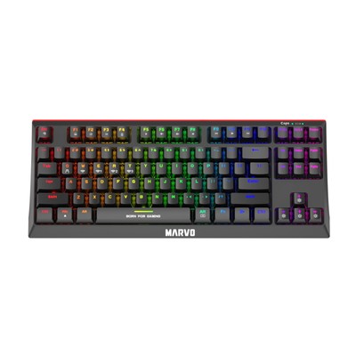 Marvo Scorpion KG953W-UK kabellose mechanische Gaming Tastatur mit roten Schaltern 8