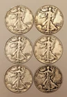 1916-1947 Silver VF Half Dollar Single Coin 90% Walking Liberty Very Fine