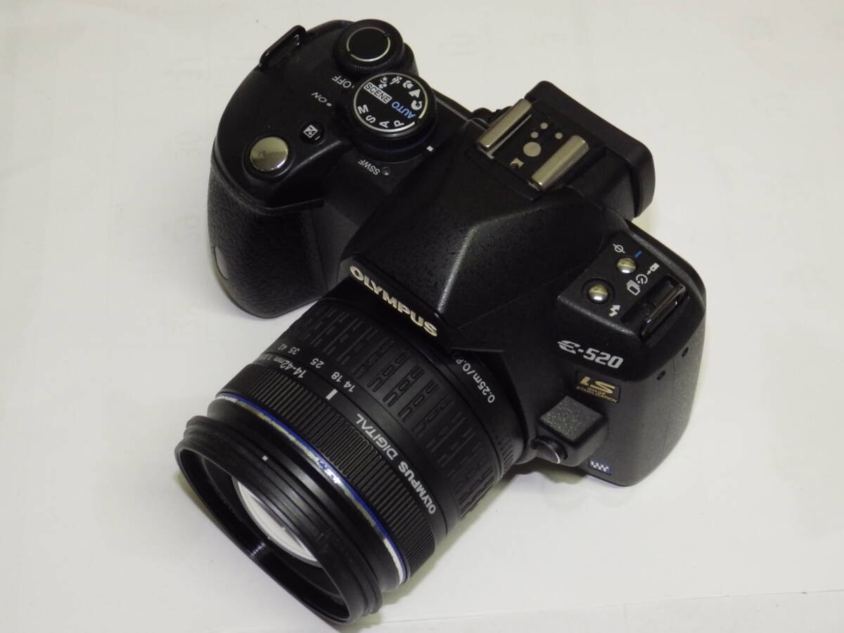 Olympus E-520 10MP DSLR Four Thirds + Zuiko 14-42mm f/3.5-5.6 Lens