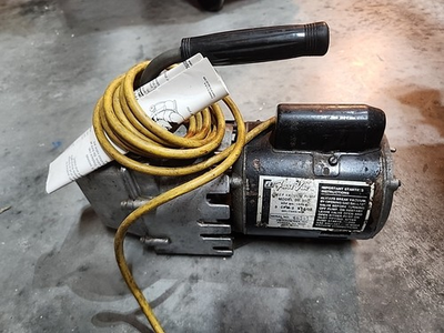 #ad Used JB Industries Fast Vac Deep Vacuum Pump Mod DV85C $90.00