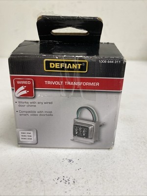Defiant Wired Doorbell Tri-Volt 120V Transformer 18000045 NEW 