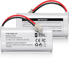 BT162342/BT262342 2.4V 1000Mah Ni-Mh Battery Compatible for BT183342/BT283342 BT