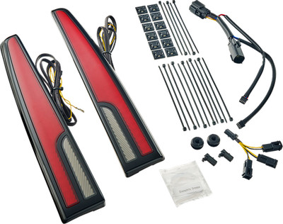 CIRO Taillight - LED - Red Lens - Black - Tri Glide 40086