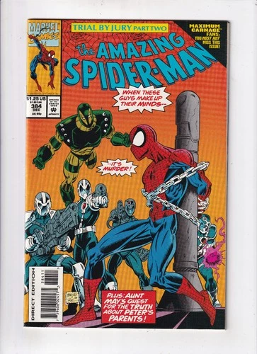 Amazing Spider-Man #384 Marvel Comics 1993 VF